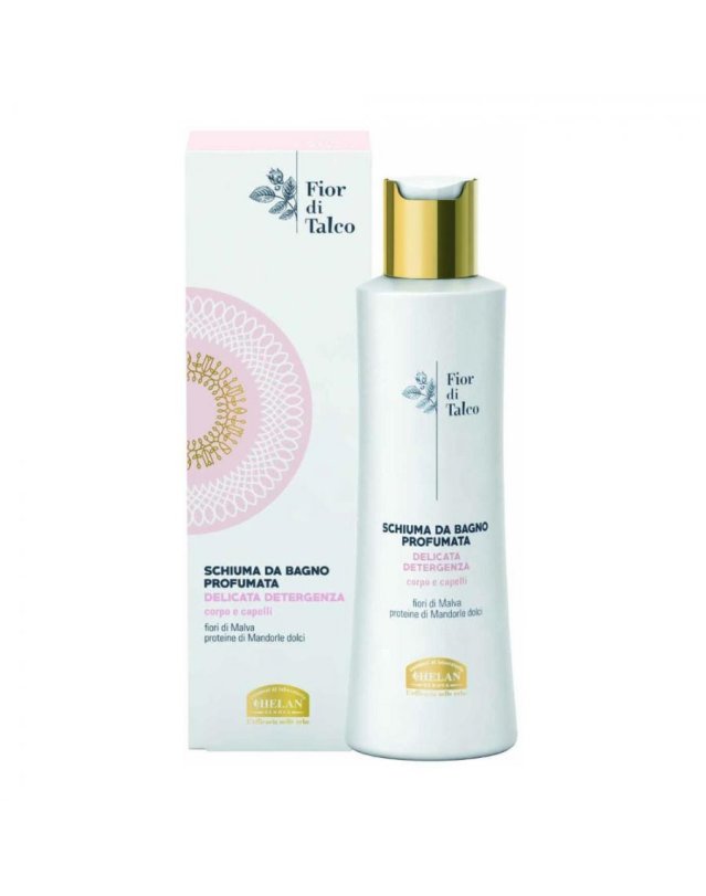 Fior di Talco Helan, 200ml - Schiuma Bagno Delicata e Profumata