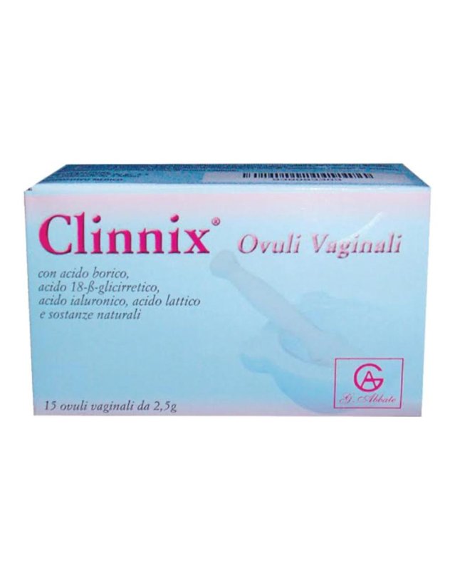 Clinnix Ovuli Vaginali 15pz - Riequilibrio Flora Intimale Clinnix Ovuli Vaginali 15pz - Riequilibrio Flora Intimale