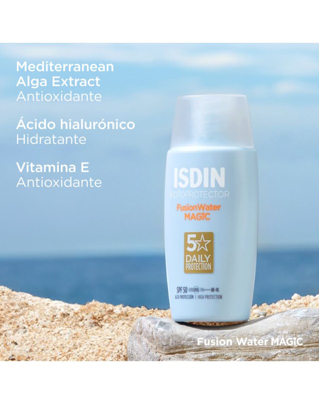Isdin Fusion Water Magic SPF50 50ml Fotoprotezione Viso