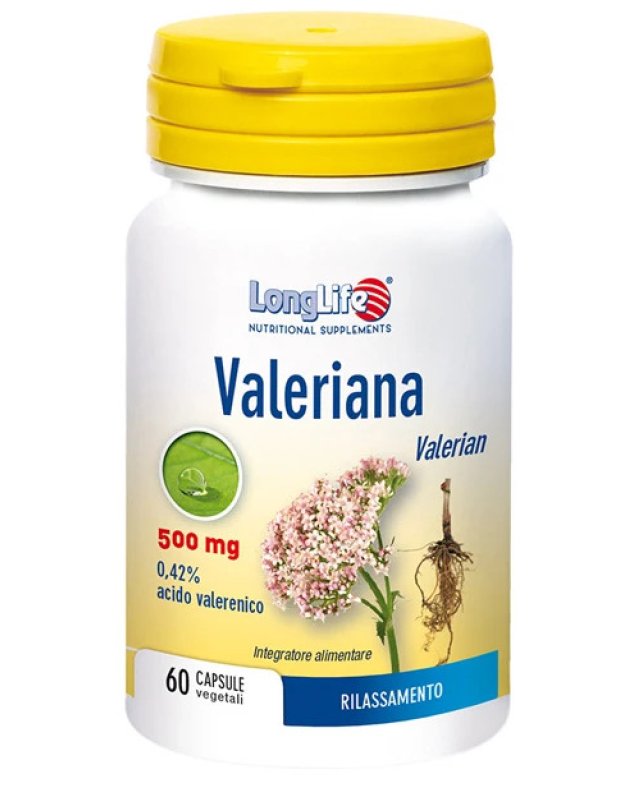 Valeriana Longlife 60 Capsule - Rilassamento e Sonno