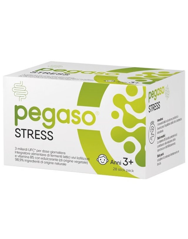 Pegaso Stress 28 Stickpack – Probiotici e Vitamina B5 Stanchezza Pegaso Stress 28 Stickpack – Probiotici e Vitamina B5 Stanchezza