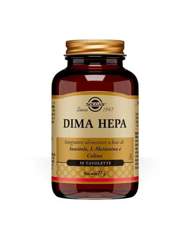 Dima Hepa 50 Tavolette Solgar - Funzione Epatica e Metabolismo Dima Hepa 50 Tavolette Solgar - Funzione Epatica e Metabolismo