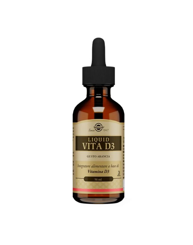 Liquid Vita D3 Solgar 56ml - Supporto Sistema Immunitario Liquid Vita D3 Solgar 56ml - Supporto Sistema Immunitario