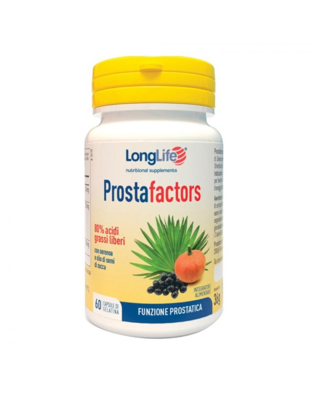 Prostafactors 60 Perle - Benessere Prostata e Funzione Urinaria Prostafactors 60 Perle - Benessere Prostata e Funzione Urinaria