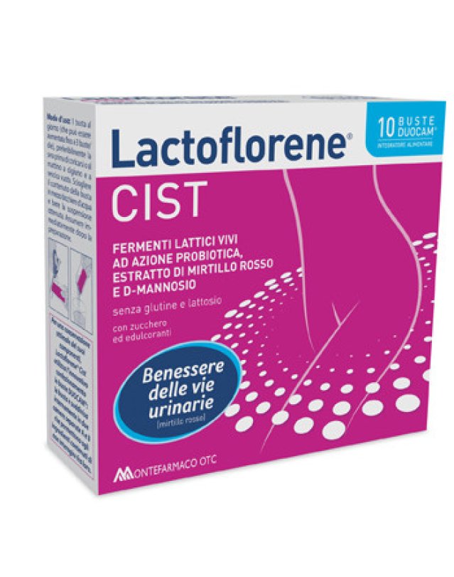 Lactoflorene Cist 10 Bustine - Vie Urinarie e Flora Intestinale Lactoflorene Cist 10 Bustine - Vie Urinarie e Flora Intestinale