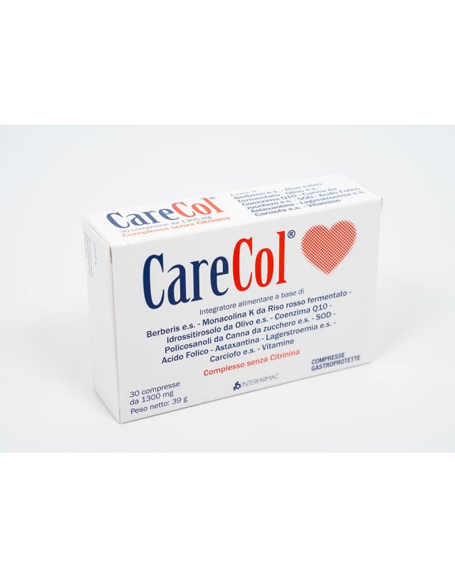 Interfarmac Carecol 30 Compresse - Colesterolo Interfarmac Carecol 30 Compresse - Colesterolo