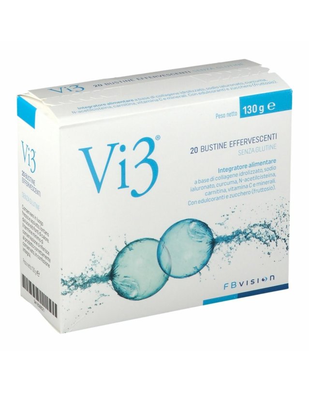 Vi3 Integratore Alimentare, 20 Bustine, Capacit&agrave; Visiva e Antiossidante
