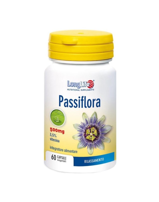 Passiflora 500mg 60 Capsule Vegetali – Relax e Sonno Naturale Passiflora 500mg 60 Capsule Vegetali – Relax e Sonno Naturale