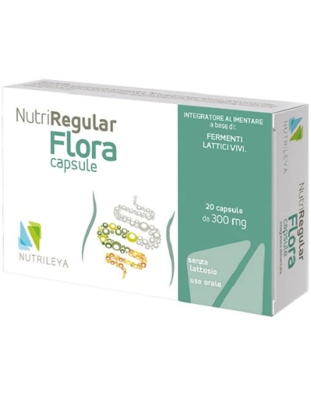 Nutriregular Flora 20 Capsule &ndash; Fermenti Lattici Flora Intestinale