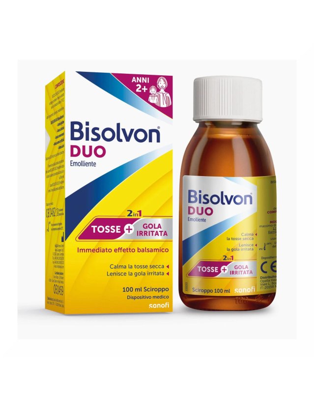 Duo Emolliente 100ml &ndash; Tosse Secca e Gola Irritata