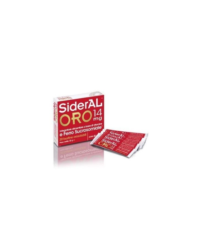 Sideral Oro Integratore Ferro 14mg 20 Bustine