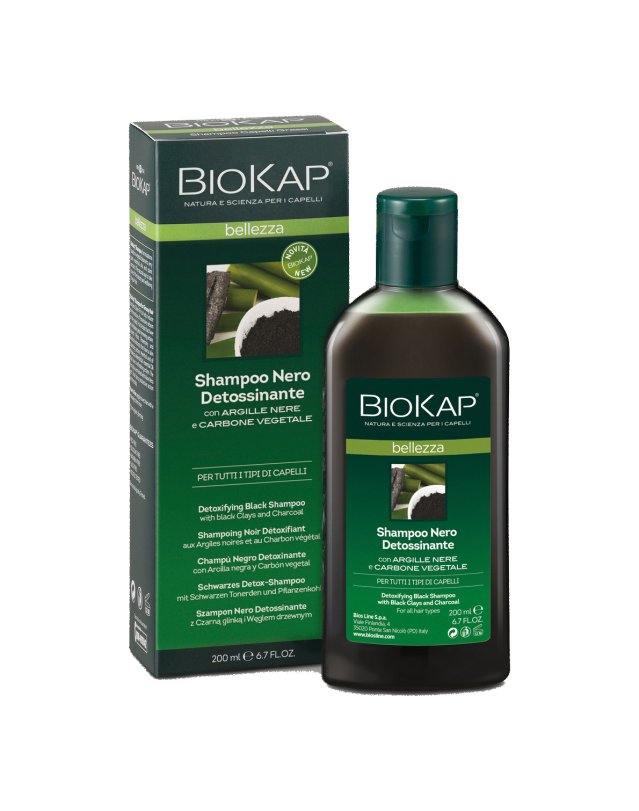 Shampoo Nero Detossinante 200ml – Cuoio Capelluto Puro e Leggerezza Shampoo Nero Detossinante 200ml – Cuoio Capelluto Puro e Leggerezza
