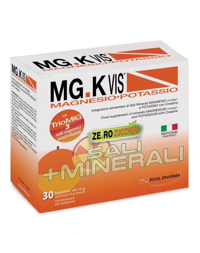 Mgk Vis Orange Zero Zuccheri 30 Bustine - Energia e Sostegno Mgk Vis Orange Zero Zuccheri 30 Bustine - Energia e Sostegno