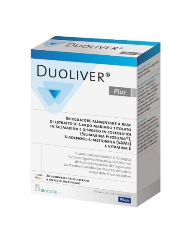 Biocure Duoliver Plus 24 Compresse Fegato e Digestione