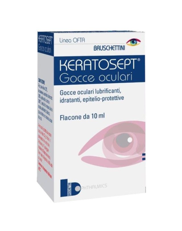 Keratosept Gocce Oculari 10ml - Lubrificante e Riepitelizzante Keratosept Gocce Oculari 10ml - Lubrificante e Riepitelizzante