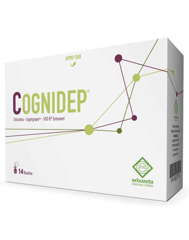 Erbozeta Cognidep Integratore per Memoria e Concentrazione - 14 Bustine Erbozeta Cognidep Integratore per Memoria e Concentrazione - 14 Bustine