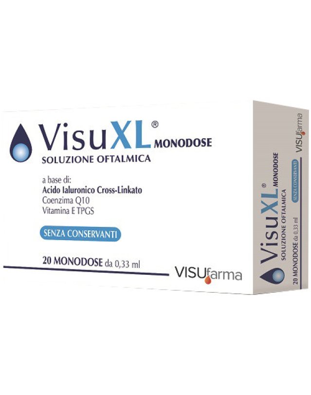 VisuXL 20 Monodose 0,33 ml – Collirio per Occhi Secchi VisuXL 20 Monodose 0,33 ml – Collirio per Occhi Secchi