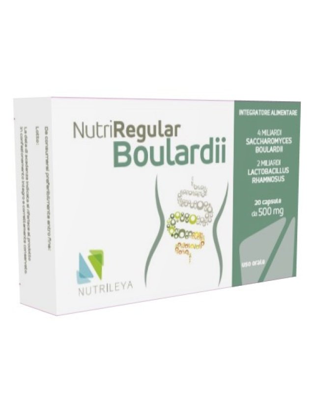 Nutriregular Boulardii 20 Capsule – Flora Intestinale e Antibiotici Nutriregular Boulardii 20 Capsule – Flora Intestinale e Antibiotici