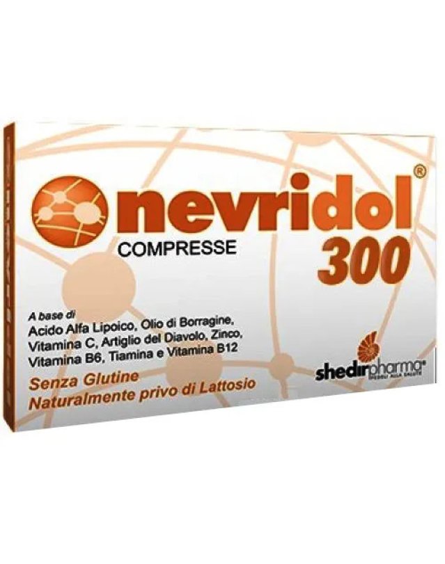 Nevridol 300 30 Compresse - Funzione Nervosa e Benessere Nevridol 300 30 Compresse - Funzione Nervosa e Benessere
