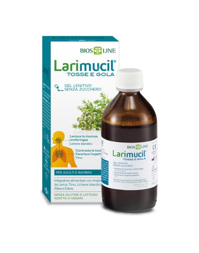 Larimucil Tosse Gola 120ml - Lenitivo e Fluidificante Larimucil Tosse Gola 120ml - Lenitivo e Fluidificante