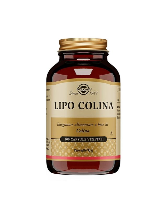 Lipo Colina Solgar 100 Capsule Vegetali - Funzione Epatica