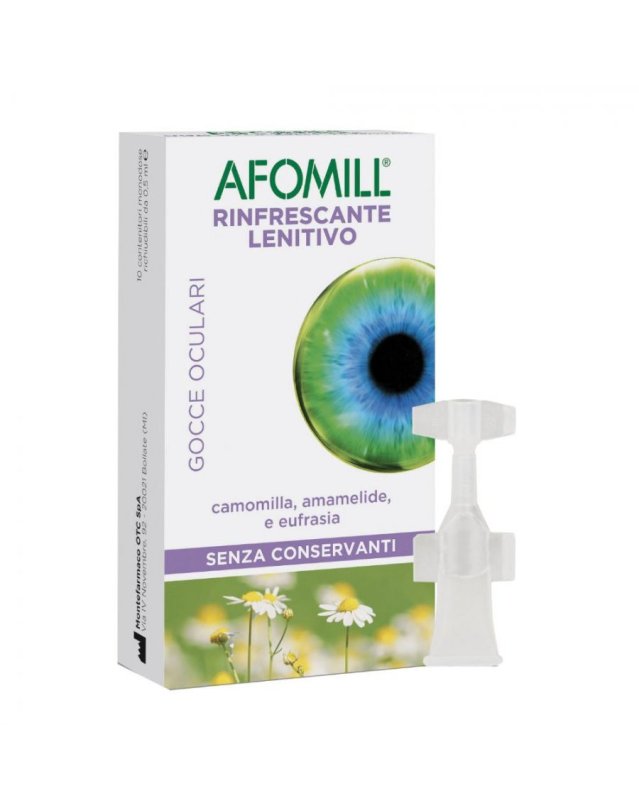 Afomill Gocce Oculari 10x0.5ml - Rinfrescante e Lenitivo
