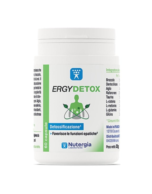 Integratore Ergydetox 60 Capsule - Detox Fegato e Depurazione Integratore Ergydetox 60 Capsule - Detox Fegato e Depurazione
