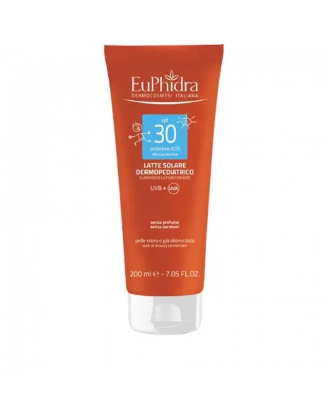 Latte Solare Dermopediatrico SPF30 200ml – Protezione Bambini Latte Solare Dermopediatrico SPF30 200ml – Protezione Bambini