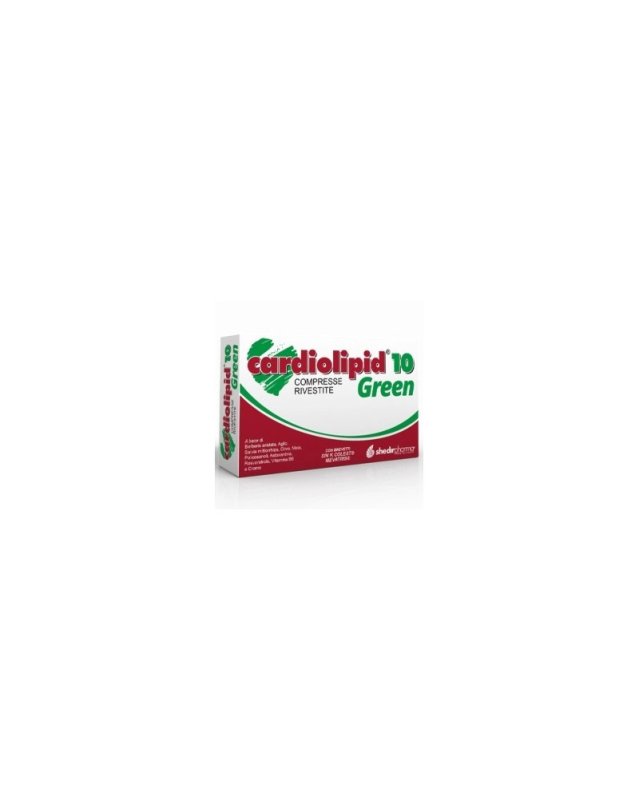 Shedir Pharma Cardiolipid 10 Green 30 Compresse - Benessere Cardiovascolare