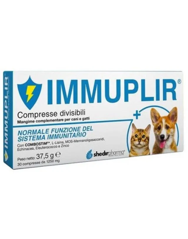 Immuplir 30 Compresse – Difese Immunitarie per Cani e Gatti Immuplir 30 Compresse – Difese Immunitarie per Cani e Gatti