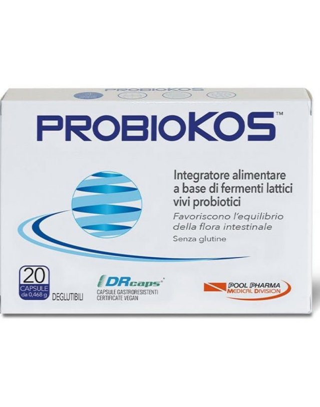Pool Pharma ProbioKos 20 Capsule - Equilibrio Intestinale Pool Pharma ProbioKos 20 Capsule - Equilibrio Intestinale