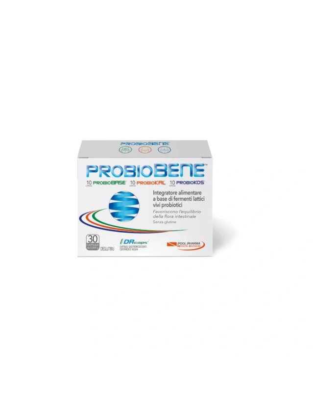 Pool Pharma Probiobene 30 Capsule - Flora Intestinale Pool Pharma Probiobene 30 Capsule - Flora Intestinale