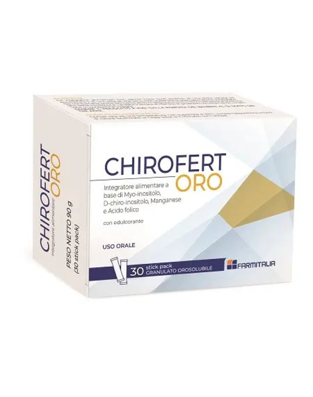 Chirofert Oro 30 stick - Fertilit&agrave; e Benessere Donna