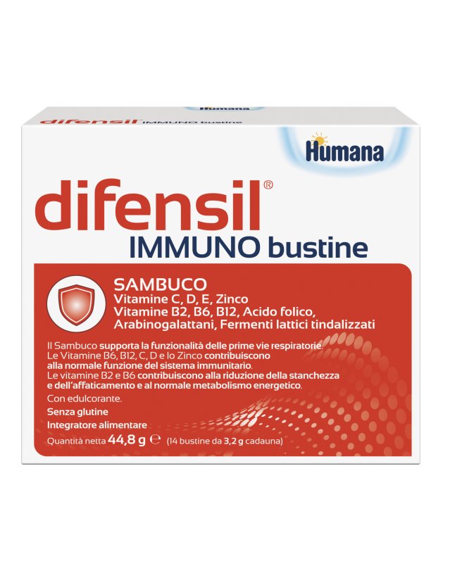 Difensil Immuno 14 bustine - Difese Immunitarie e Prime Vie Respiratorie Difensil Immuno 14 bustine - Difese Immunitarie e Prime Vie Respiratorie