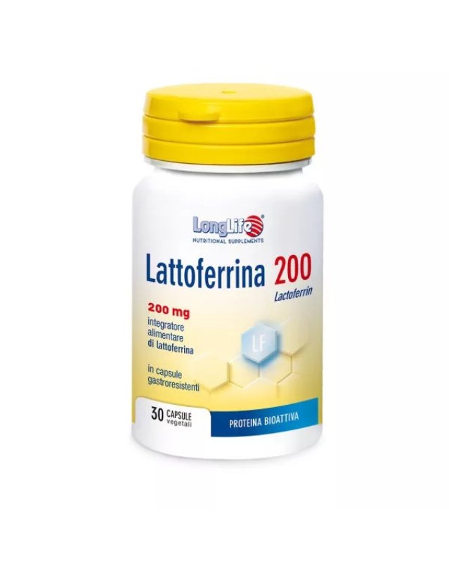 Lattoferrina 200 Longlife, 30 Capsule – Difese Immunitarie Lattoferrina 200 Longlife, 30 Capsule – Difese Immunitarie