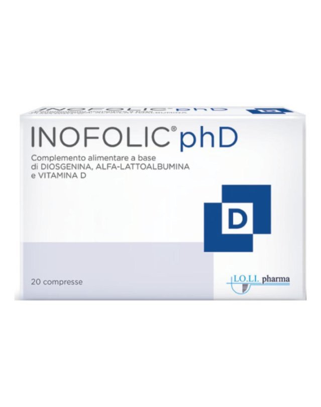 Lo.Li Pharma Inofolic PhD Integratore Ciclo Mestruale 20 Compresse