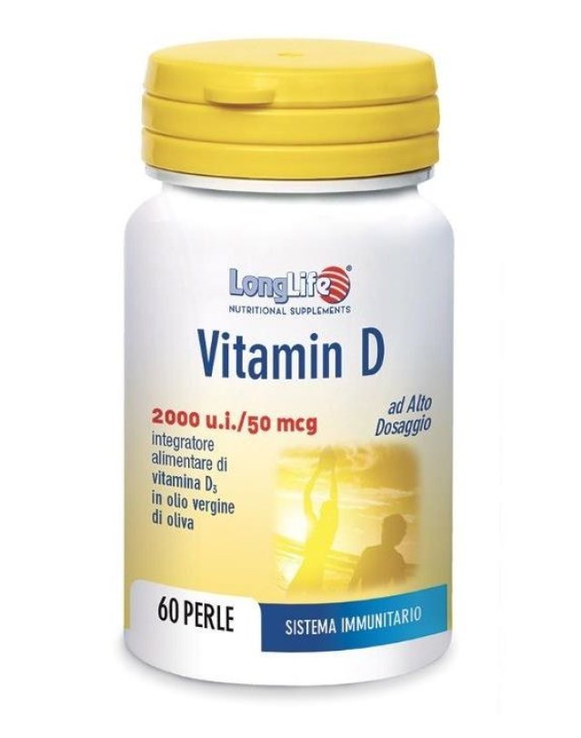Vitamina D3 2000 UI 60 Perle - Sistema Immunitario e Ossa Sane