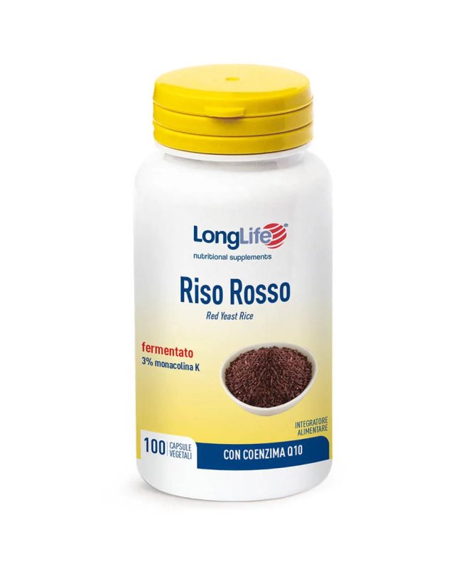 Riso Rosso Longlife 100cps - Colesterolo e Benessere Cardiovascolare