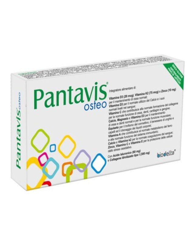 Pantavis Osteo 30 compresse - Ossa Sane e Benessere Articolare