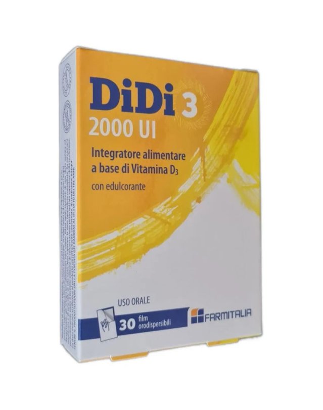 Didi3 2000 UI, 30 Film Orodispersibili - Funzione Muscolare Didi3 2000 UI, 30 Film Orodispersibili - Funzione Muscolare