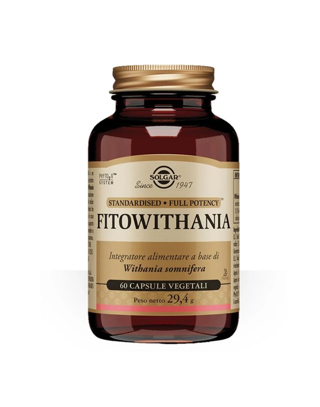 Fitowithania Solgar, 60 Capsule &ndash; Tonico Adattogeno