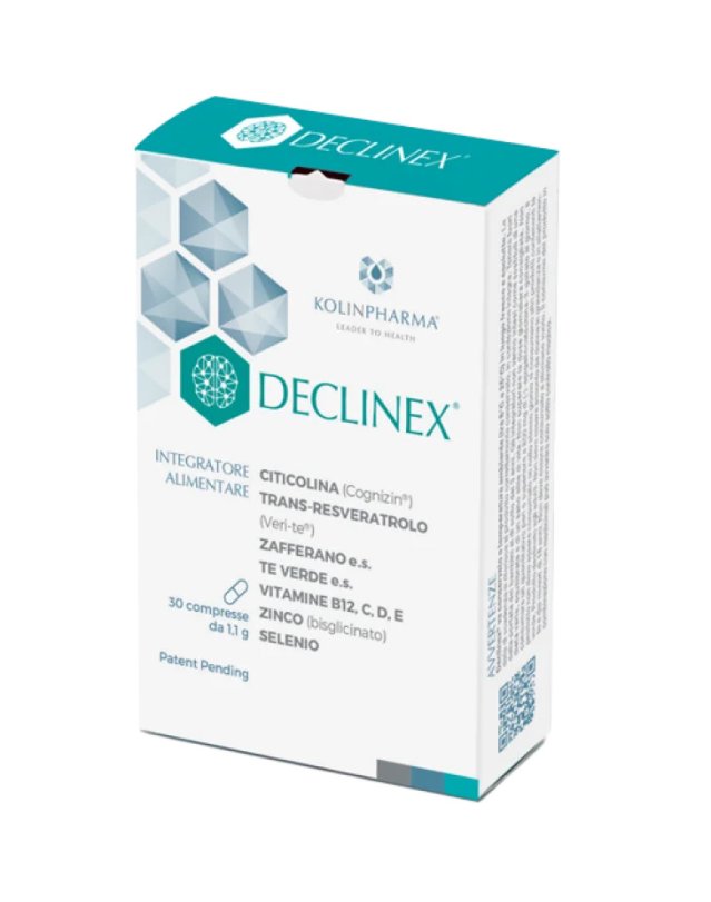 Kolinpharma Declinex 30 Compresse - Funzione Cognitiva