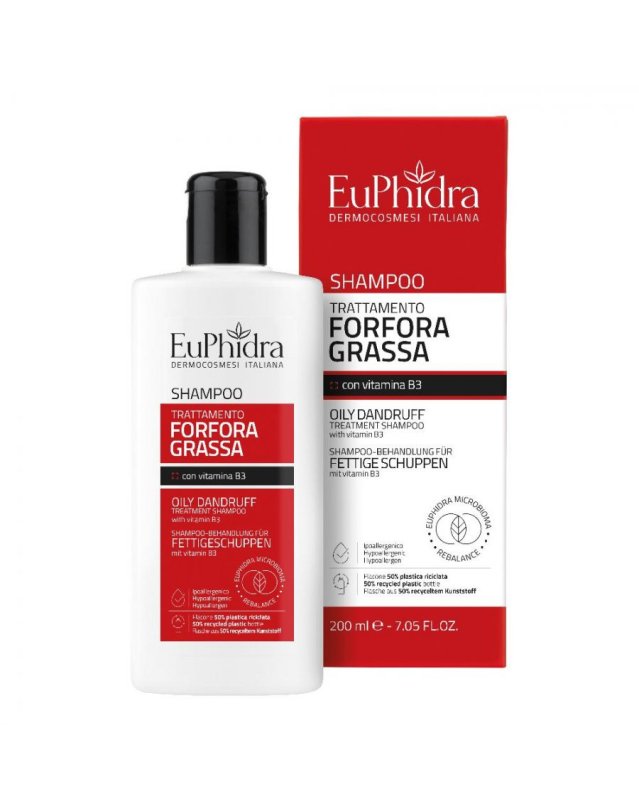 Shampoo Forfora Grassa Euphidra 200 ml - Riequilibrante Sebo Shampoo Forfora Grassa Euphidra 200 ml - Riequilibrante Sebo