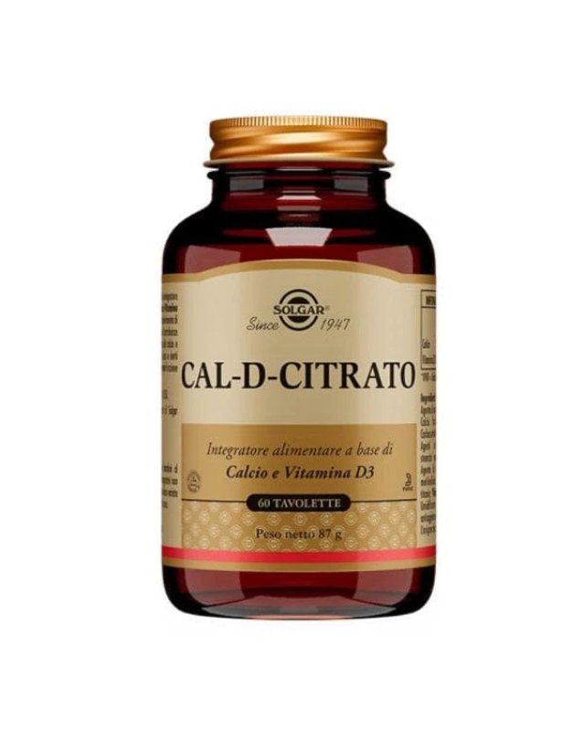 Cal-D Citrato 60 Tavolette - Ossa Sane e Benessere