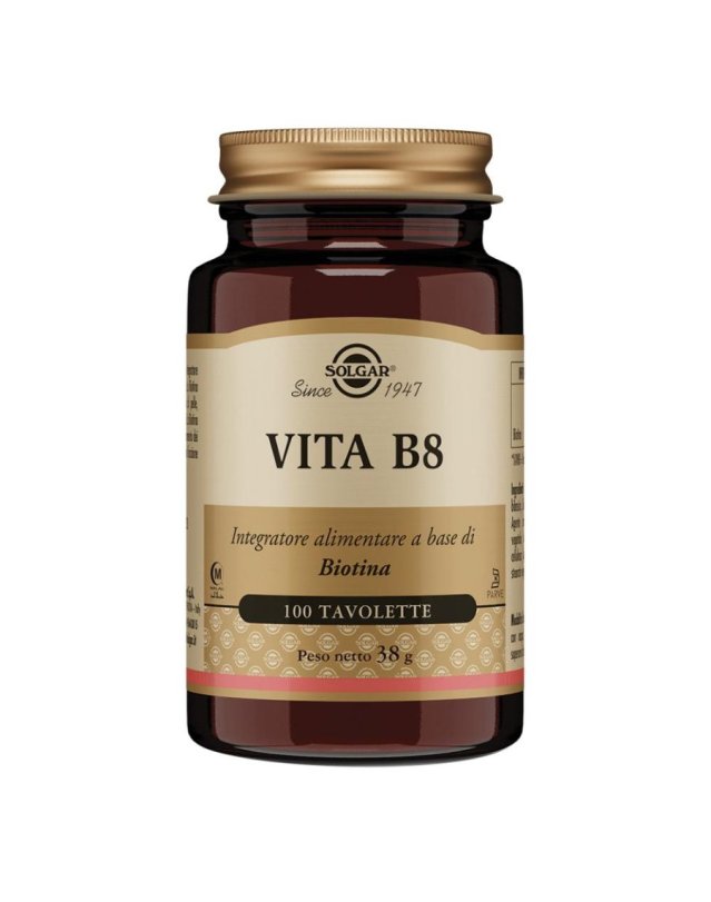 Vita B8 Biotina 300 mcg 100 Tavolette – Pelle e Capelli Sani Vita B8 Biotina 300 mcg 100 Tavolette – Pelle e Capelli Sani