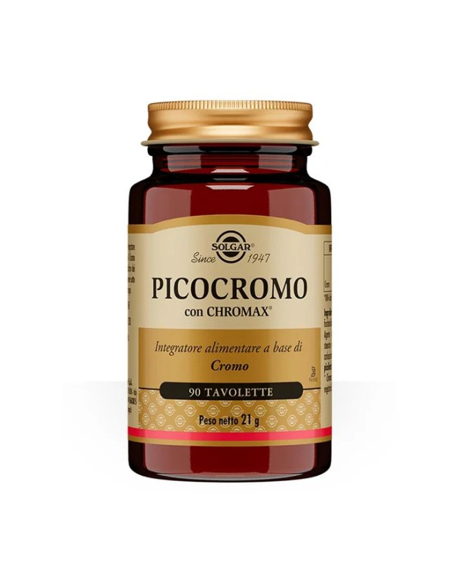 Picocromo 90 Tavolette - Metabolismo Glucosio e Macronutrienti Picocromo 90 Tavolette - Metabolismo Glucosio e Macronutrienti
