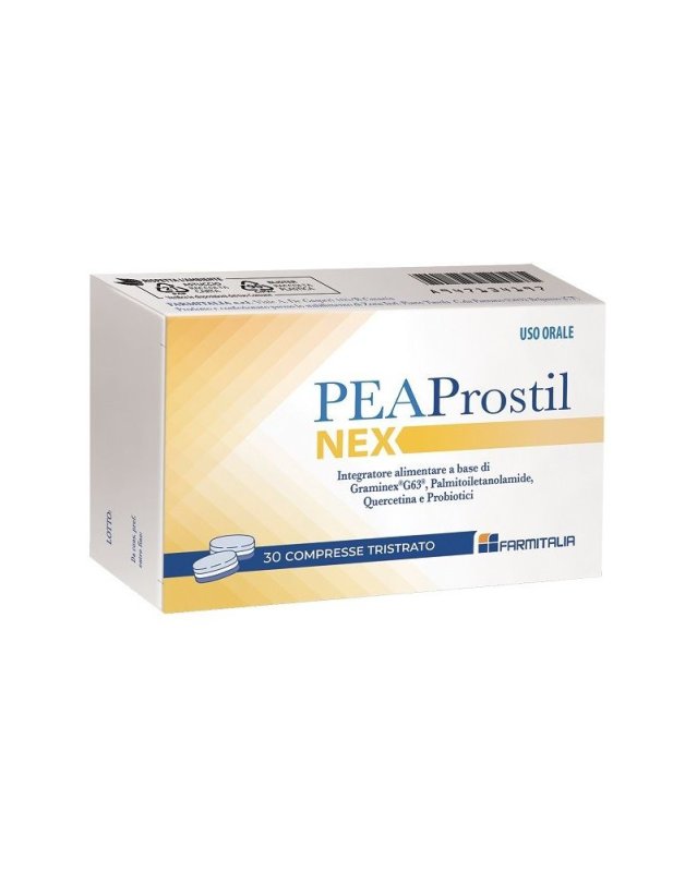 Farmitalia Peaprostil Nex Integratore Prostata 30 Compresse Tristrato