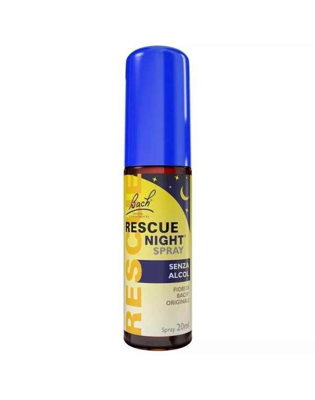 Rescue Night Spray 20ml - Per Rilassamento e Sonno Riposante Rescue Night Spray 20ml - Per Rilassamento e Sonno Riposante