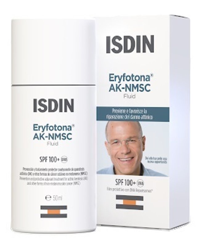 Isdin Eryfotona AK-NMSC Fluid 50ml SPF100+ - Protezione Solare Cheratosi Attinica