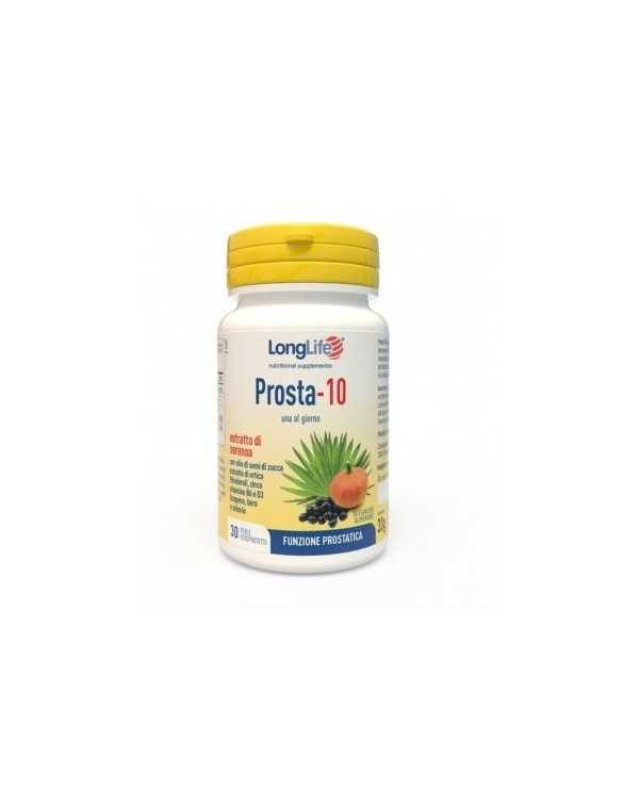Prosta-10 LongLife 30 perle - Funzionalità Prostatica e Vie Urinarie Prosta-10 LongLife 30 perle - Funzionalità Prostatica e Vie Urinarie